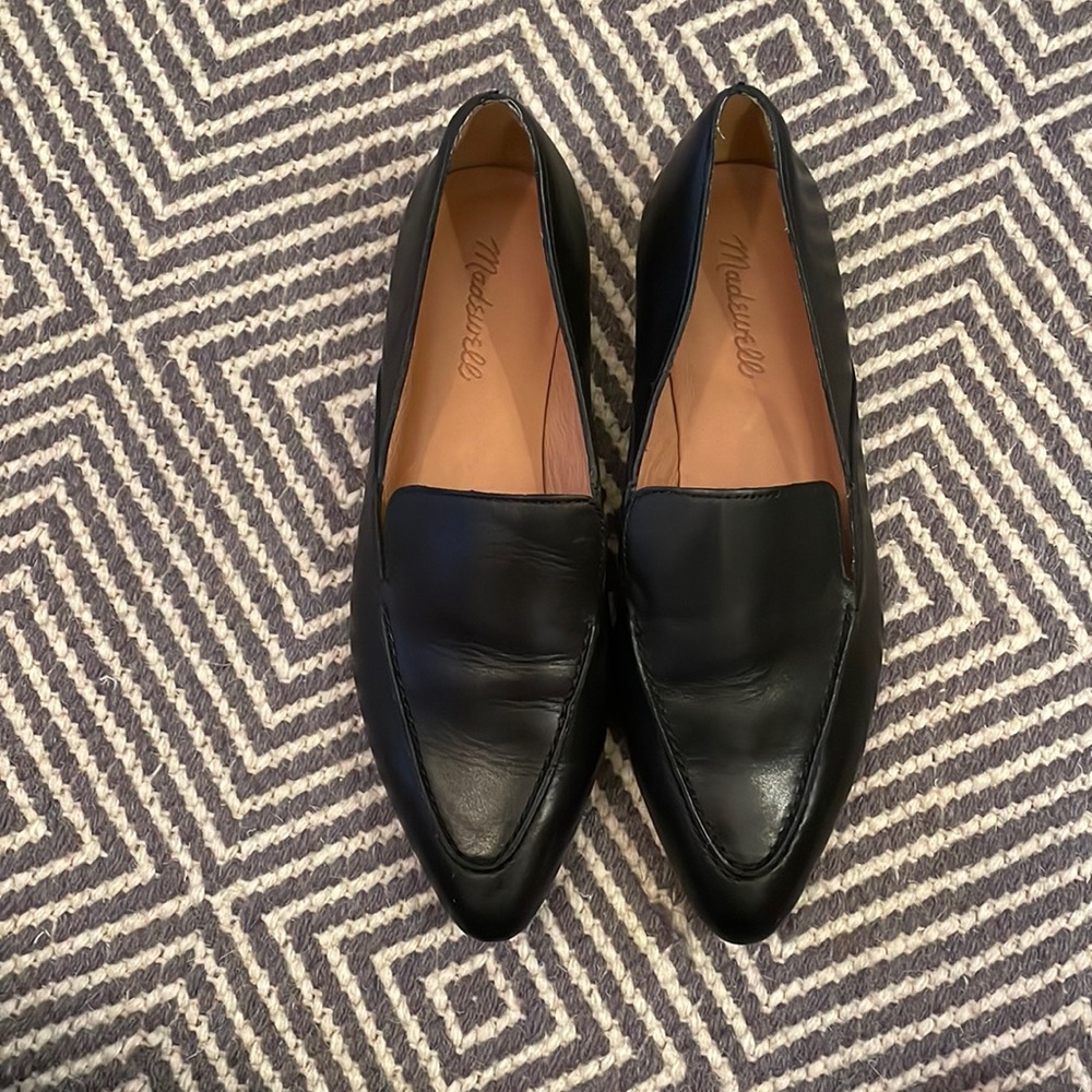 Madewell Black Leather Loafers for Women